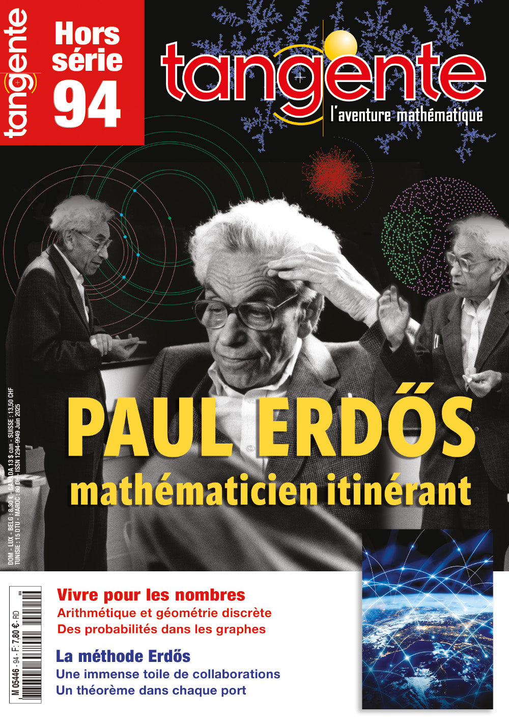 Couverture du magazine Hors-Série 94 - PAUL ERDOS mathématiciens itinérant