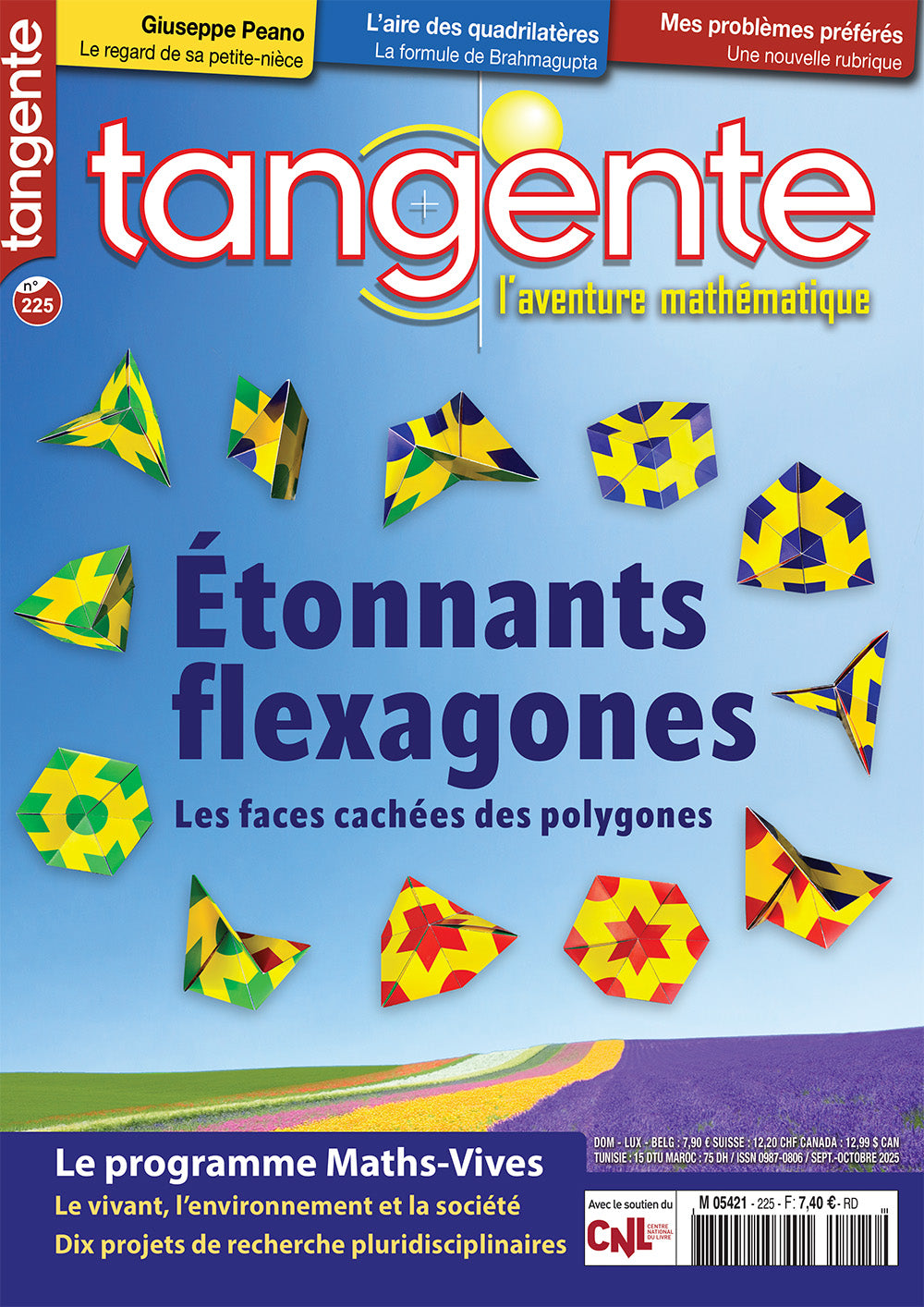 Couverture du livre Tangente 225 - Etonnants fléxagones