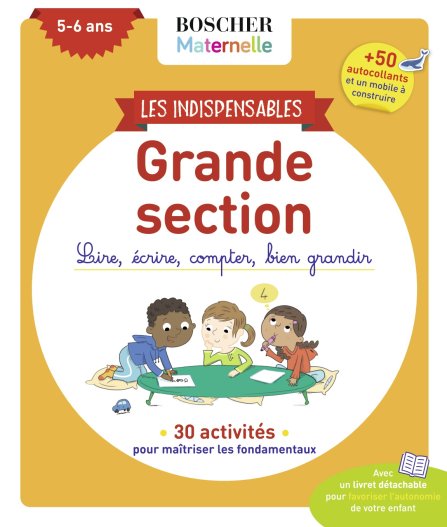 Couverture du livre Les indispensables de Grande Section de Marine Oury