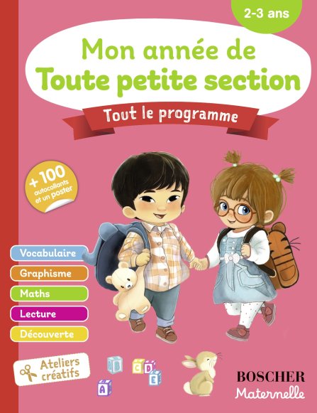 Couverture du livre Mon année de Toute petite section N.E. 2024 de Marie-Noëlle Ehanno