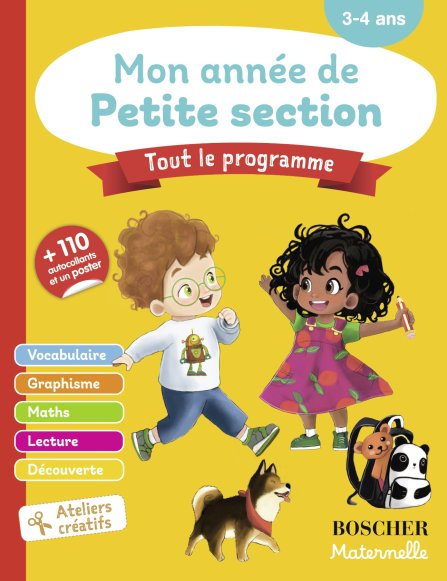 Couverture du livre Mon année de Petite section N.E. 2024 de Mathilde Bonin