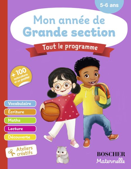 Couverture du livre Mon année de Grande section N.E. 2024 de Barbara Arroyo