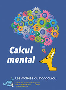 Couverture du livre Les malices du kangourou - Le Calcul mental de Kangourou