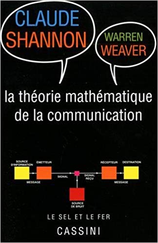 Couverture du livre La théorie mathématique de la communication de Claude Shannon