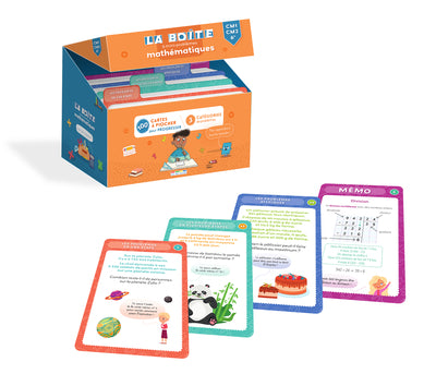 Couverture du livre La boîte à mini-problèmes mathématiques - CM1-CM2-6e de Céline Daubigny