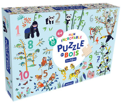 Produit MON INCROYABLE PUZZLE EN BOIS - LES CHIFFRES