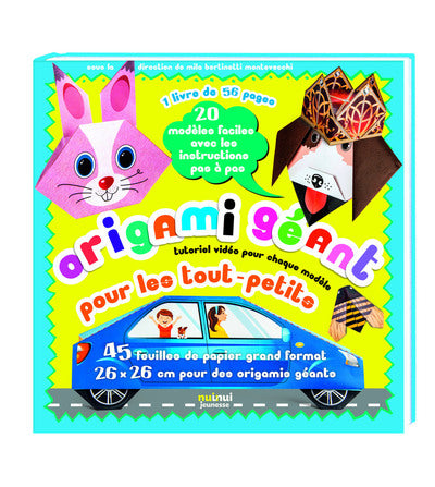 Couverture du livre Origami géant pour les tout-petit