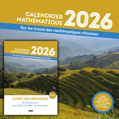 Couverture du magazine Calendrier mathématique 2026
