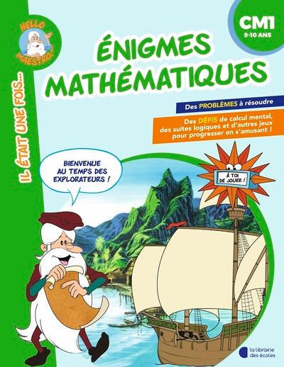 Couverture du livre Hello maestro - Enigmes mathématiques CM1 de Sophie Crépon