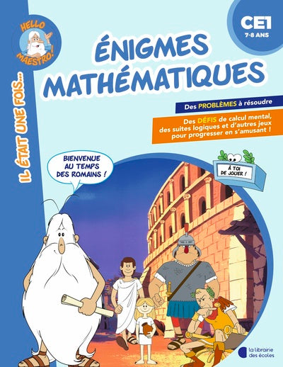 Couverture du livre Hello maestro - Enigmes mathématiques CE1 de Aurore Meyer
