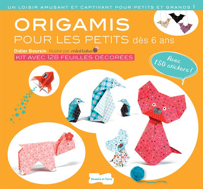 Couverture du livre Origami pour les petits - nouvelle édition
