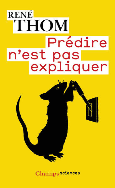 Couverture du livre Prédire n'est pas expliquer
