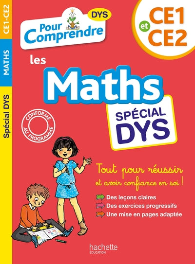 Couverture du livre Pour Comprendre Maths CE1-CE2 - Spécial DYS (dyslexie) et difficultés d'apprentissage