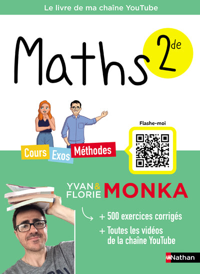 Couverture du livre Maths seconde avec Yvan Monka de Yvan Monka