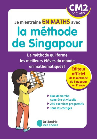 Couverture du livre Je m'entraîne en maths avec la méthode de Singapour - CM2 de Tek Hong Kho