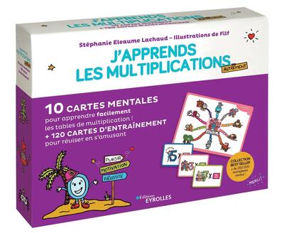 Couverture du livre J'apprends les multiplications autrement de Stéphanie Eleaume Lachaud