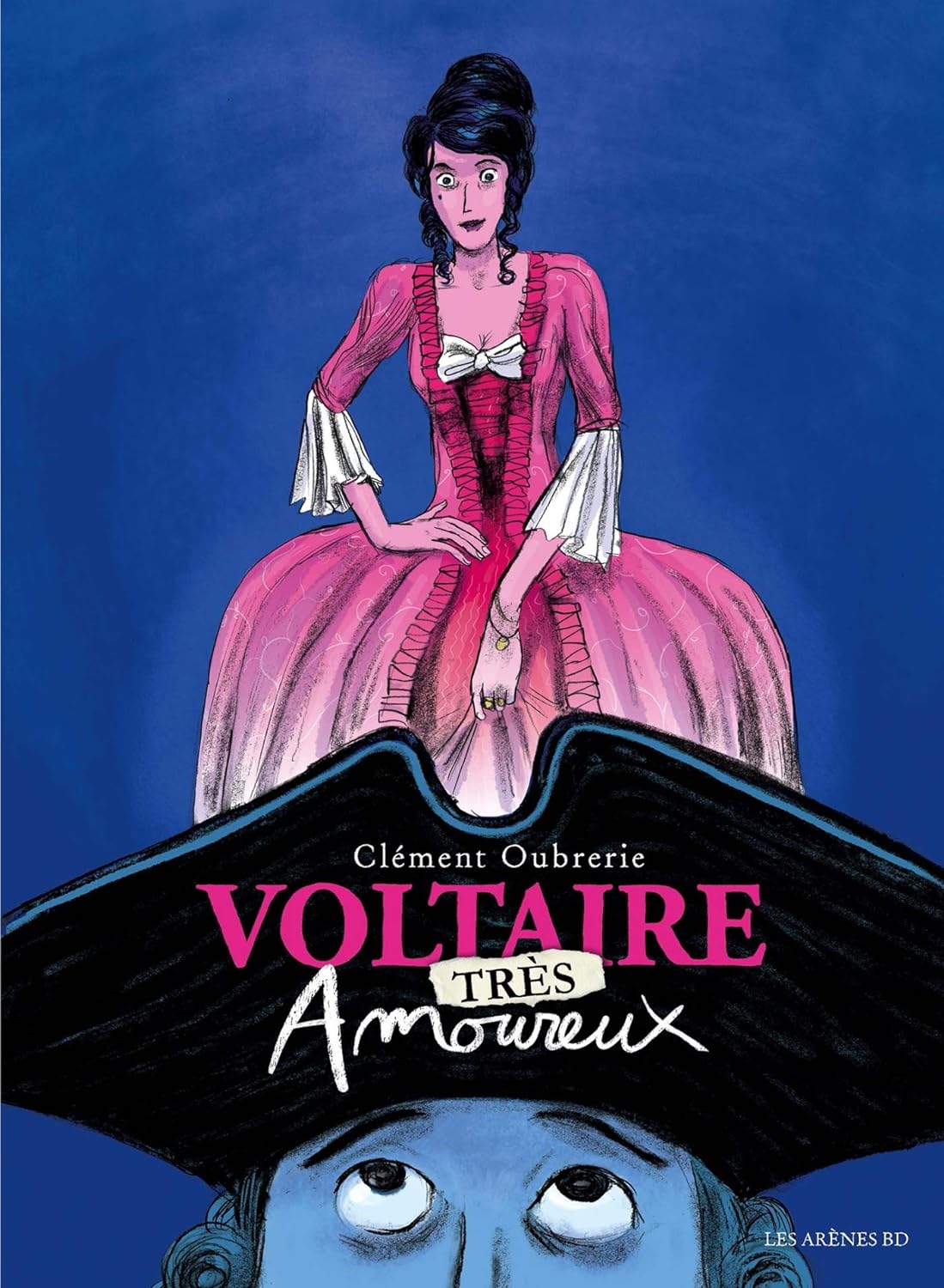 Couverture du livre Voltaire très amoureux (2019) de Clément OUBRERIE