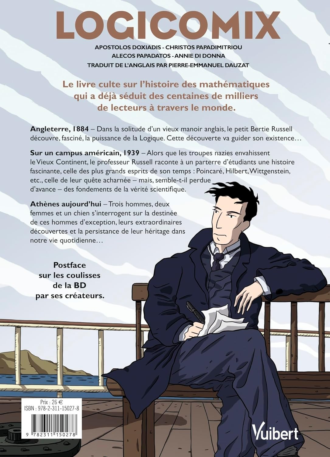Dos du livre Logicomix (2022)