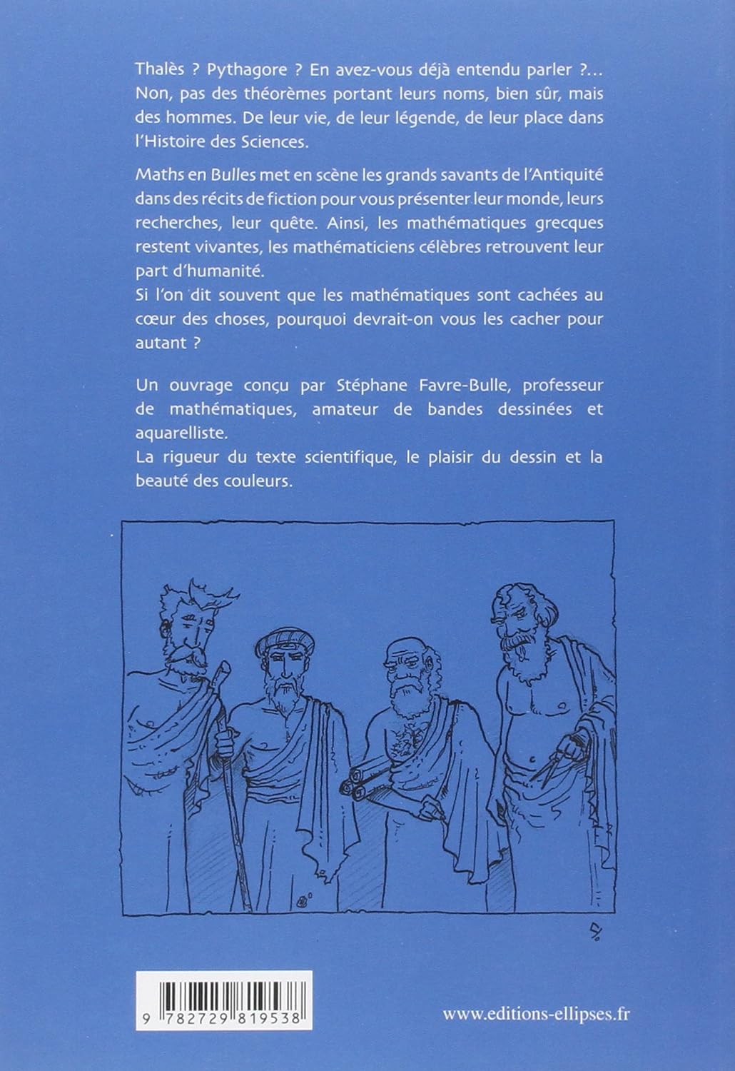 Dos du livre Thalès, Pythagore, Euclide, Archimède (2004)