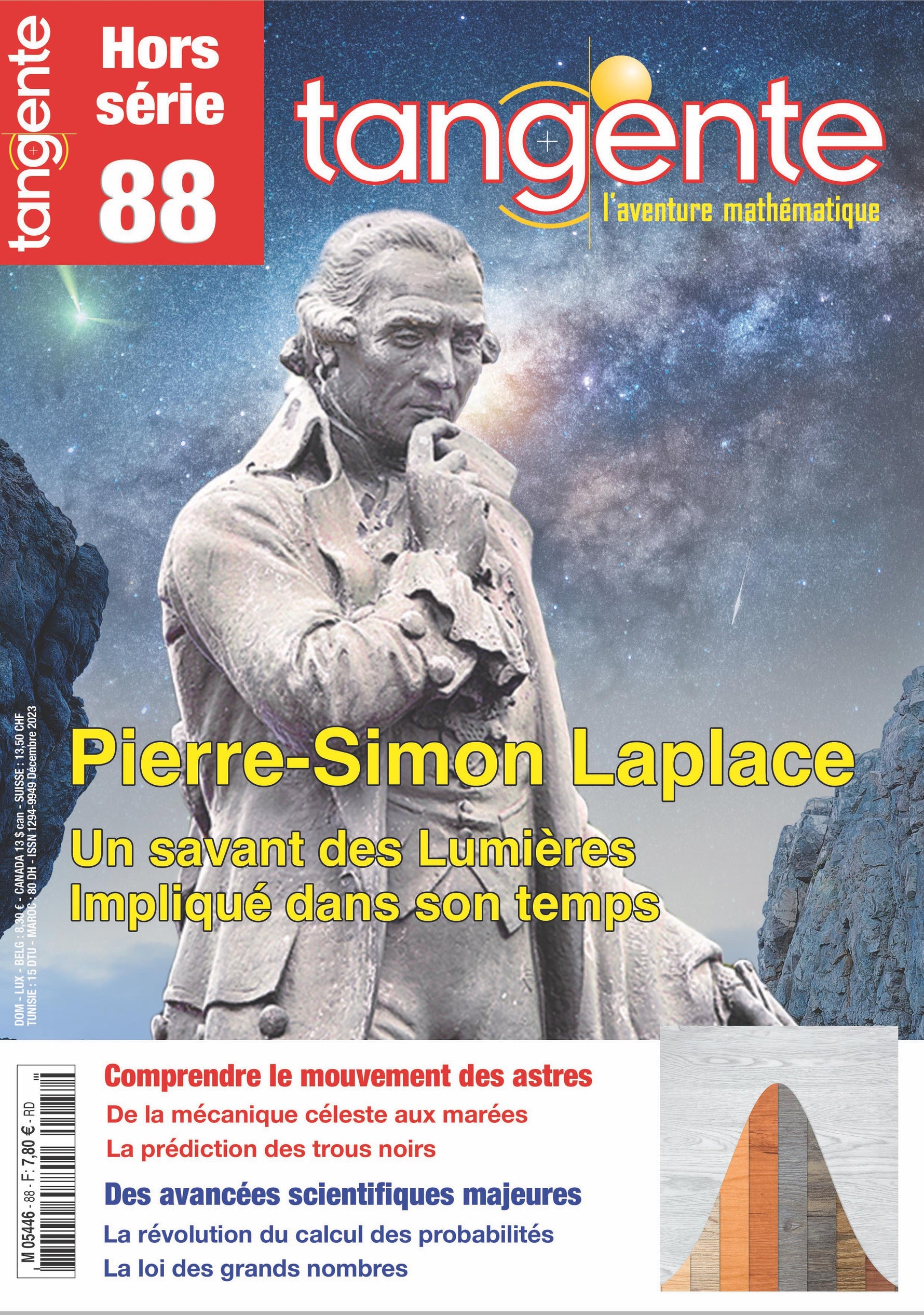 Couverture du magazine Tangente Hors-Série Thématique 88 - Laplace