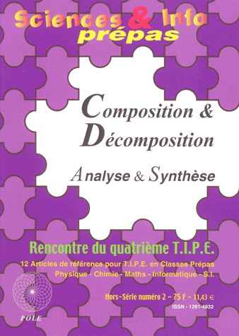 Couverture du livre Composition et décomposition de Collectif