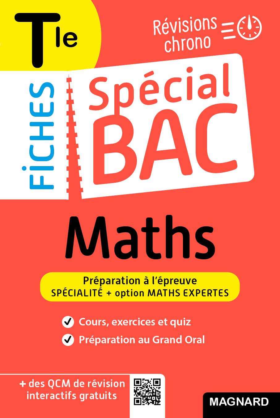 Couverture du livre Spécial Bac Fiches Maths + Maths Expertes Tle Bac 2025 de Vito Punta