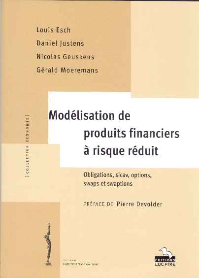 Couverture du livre Modélisation de produits financiers à risques réduits de Adel Grar