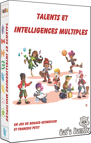 Couverture du jeu Talents et intelligences multiples de Renaud Keymeulen et François Petit par Cat's Family
