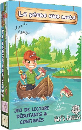 Couverture du jeu de cartes La pêche aux mots de Cat's Family