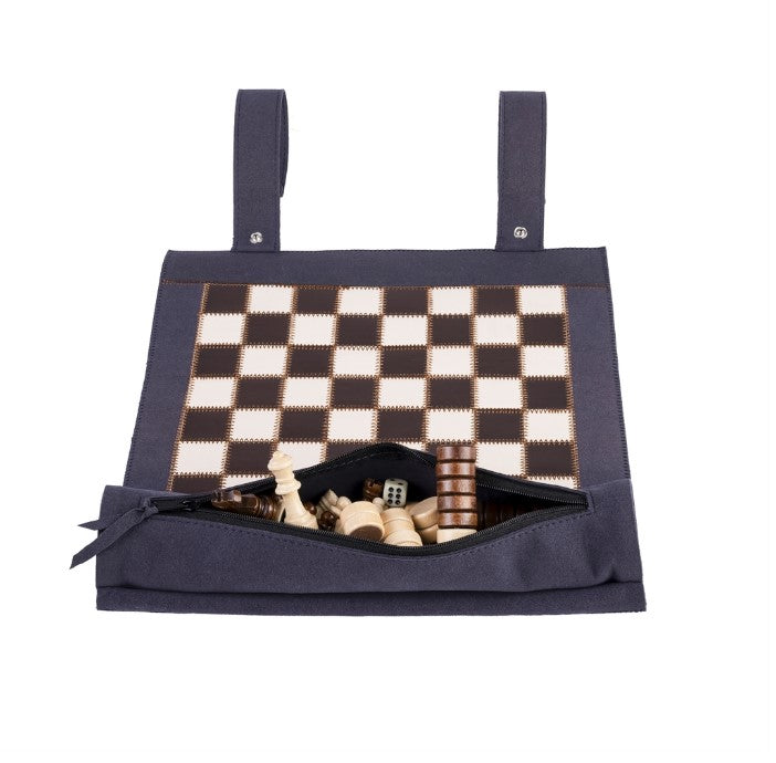 ECHECS BACKGAMMON ROULE BLEU