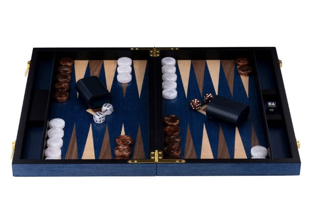 BACKGAMMON NOYER BLEU 48CM