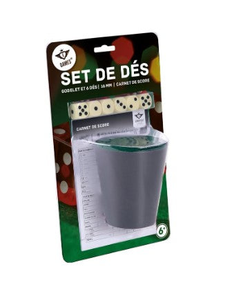ENSEMBLE DES ET GOBELET