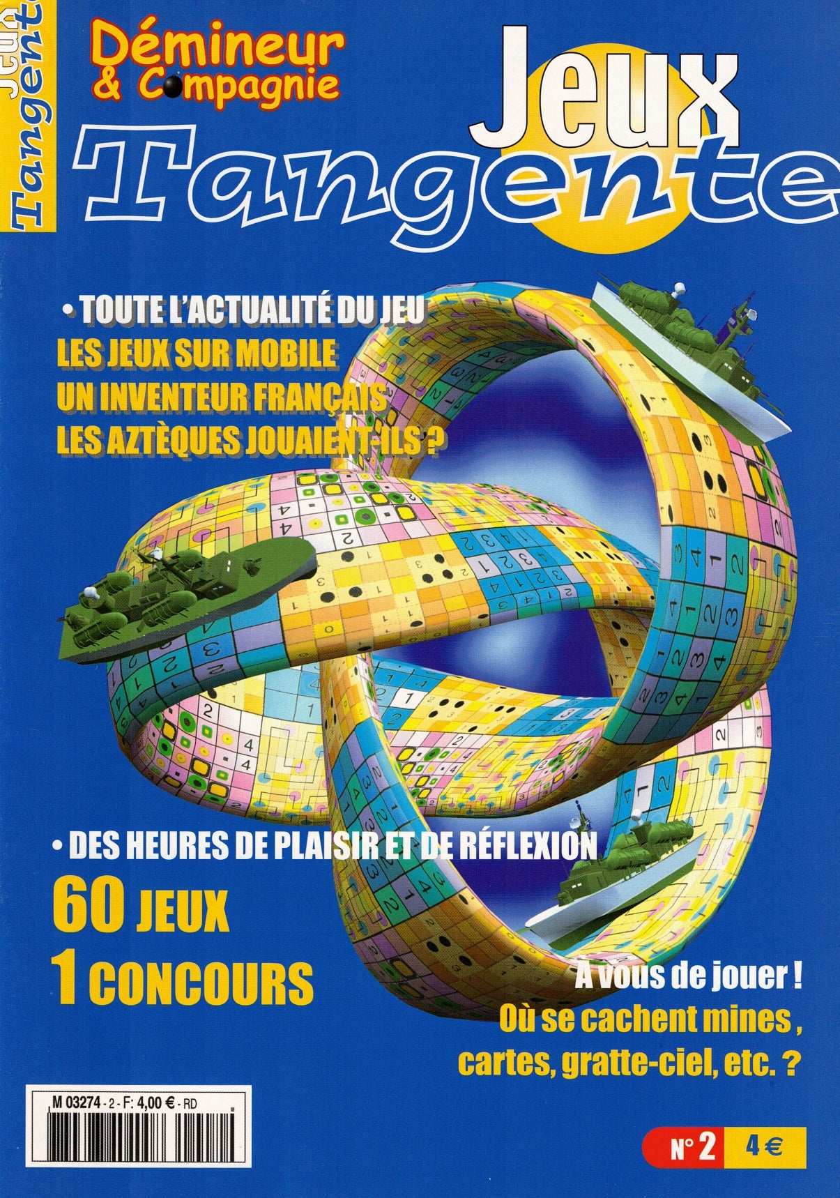 Couverture du magazine Démineur et compagnie Grand format N°2