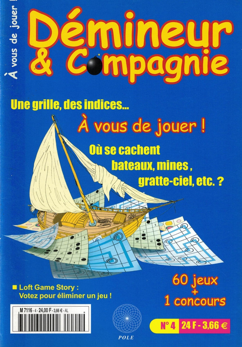 Couverture du magazine Démineur et compagnie Petit format 4