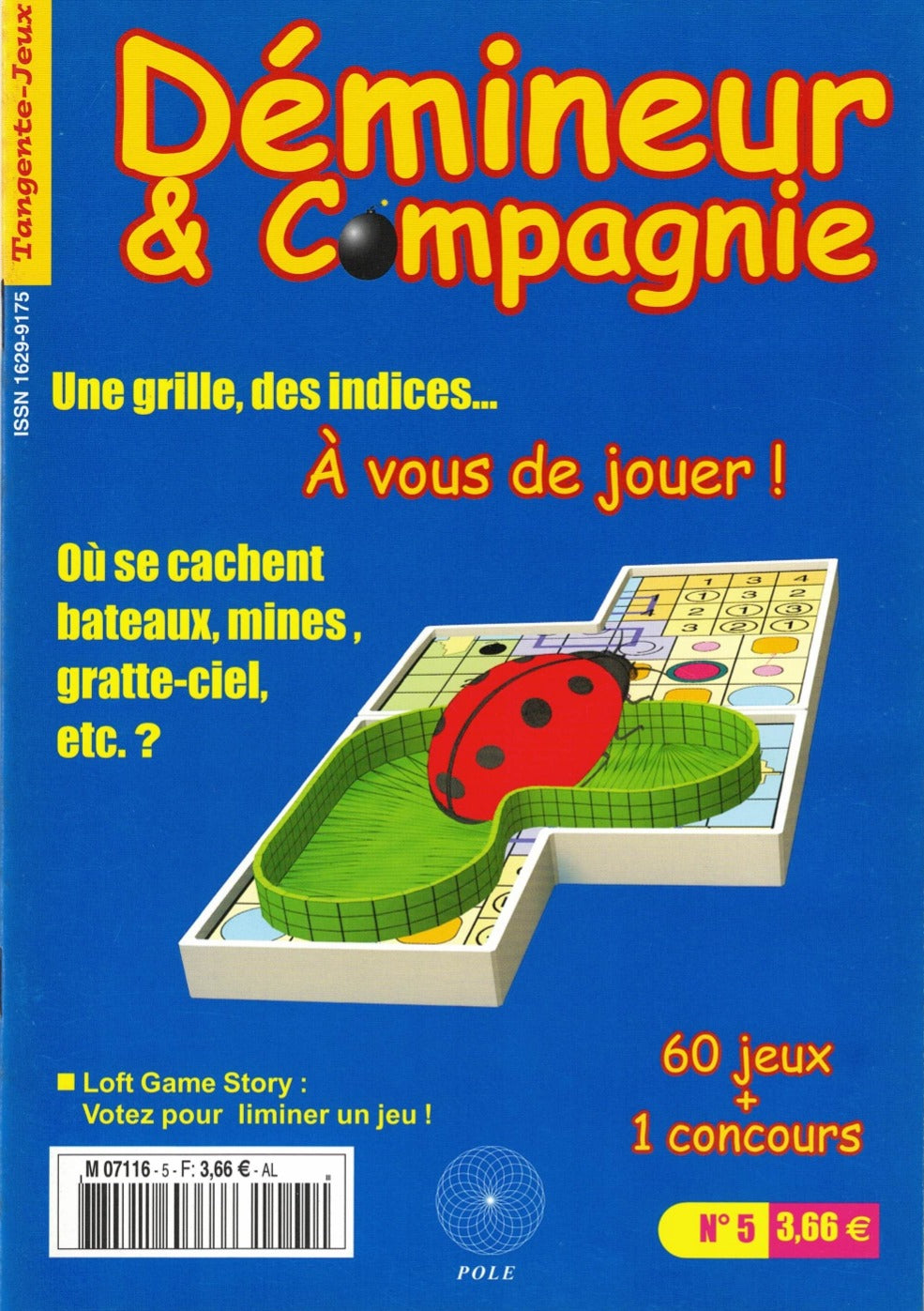 Couverture du magazine Démineur et compagnie Petit format 5