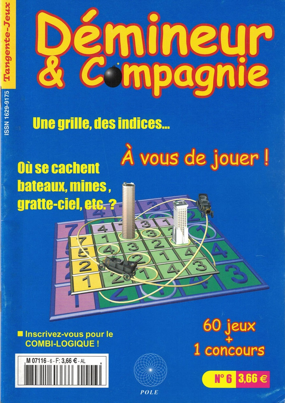 Couverture du magazine Démineur et compagnie Petit format 6