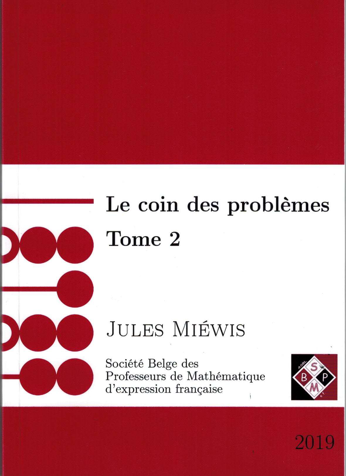 Couverture du livre Le coin des problèmes Tome 2