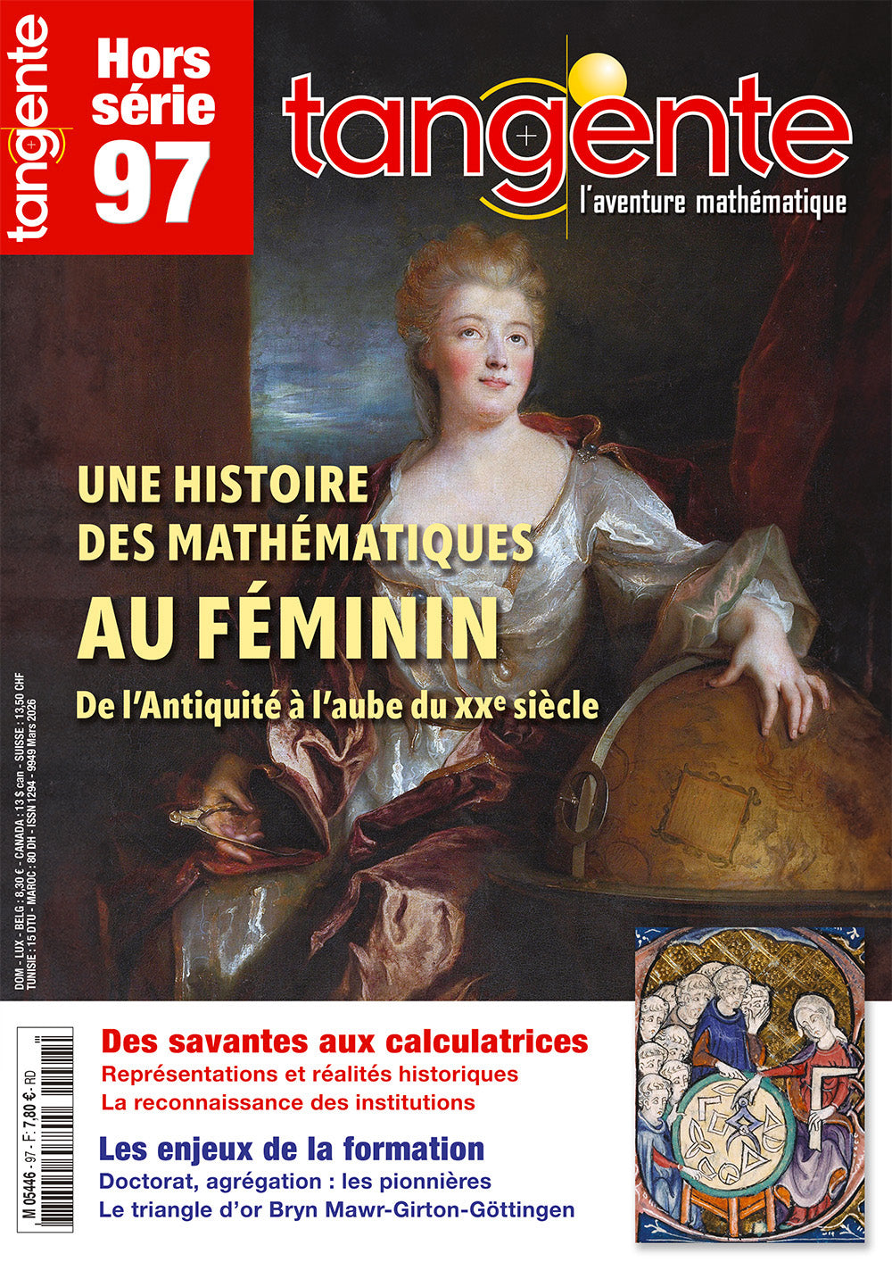Couverture du magazine Hors-Série 97 - Une histoire des mathématiques au feminin