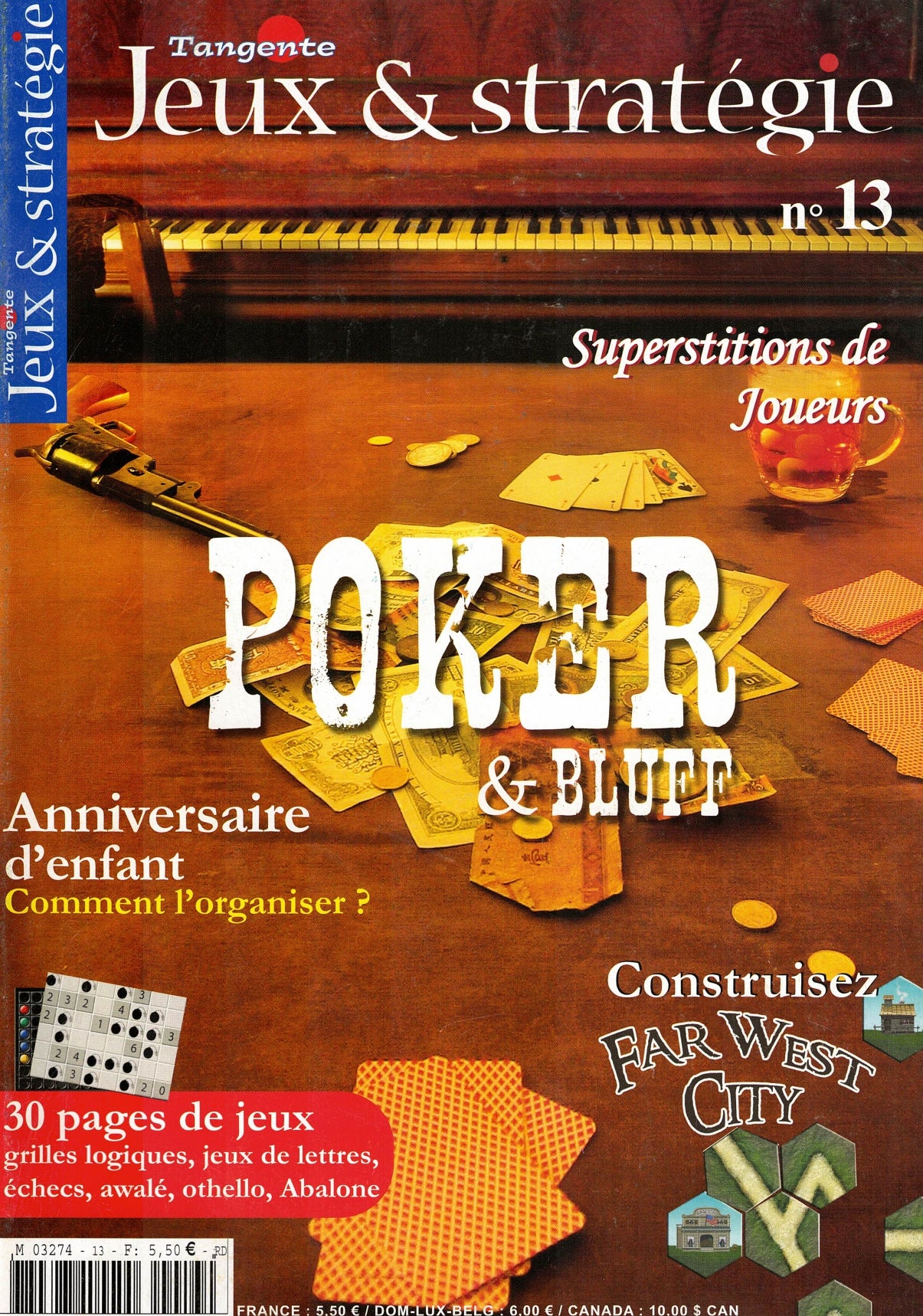 Couverture du magazine Tangente Jeux & Stratégies N° 13