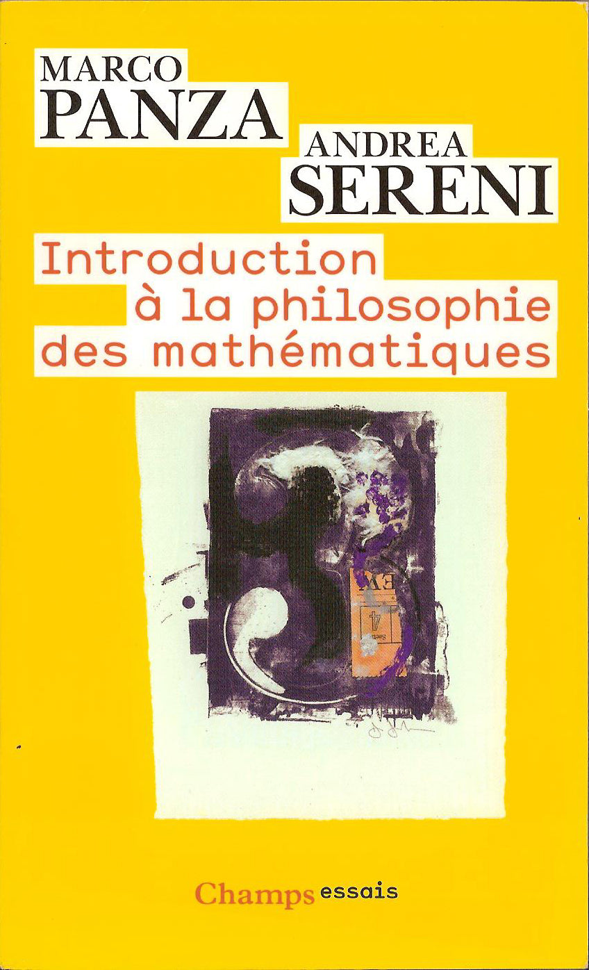 Couverture du livre Introduction à la philosophie des mathématiques (2013) de Marco Panza