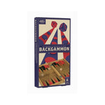 Coffret de backgammon en bois vintage avec pièces, dés et cube doubleur Wilson Jeux