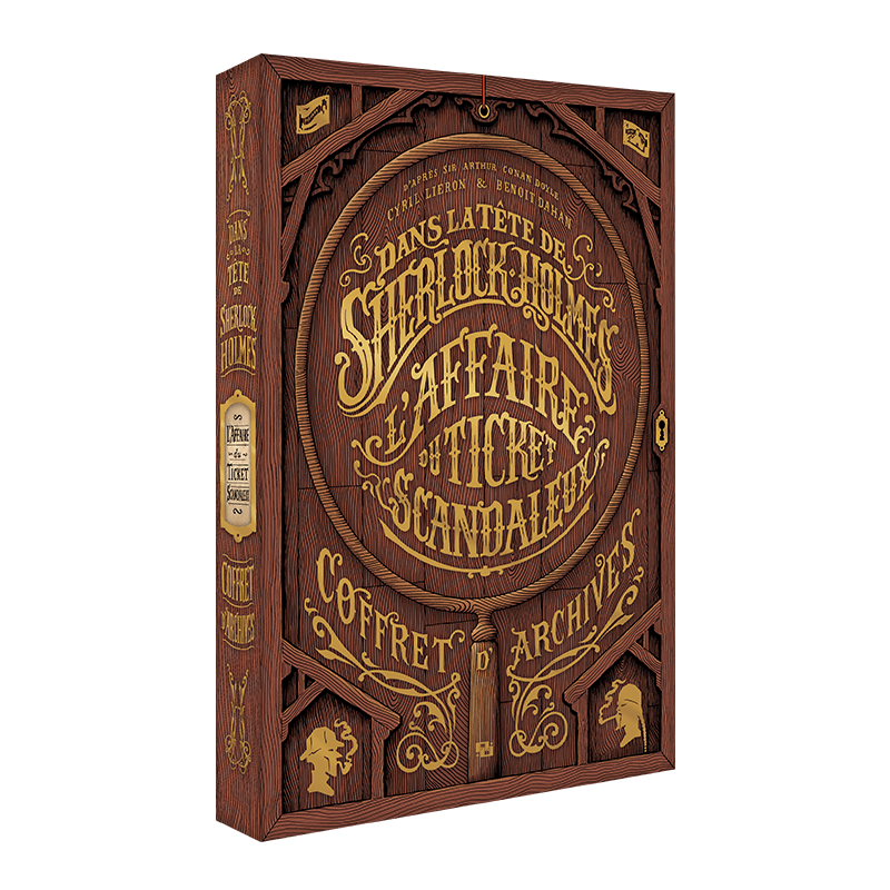 Couverture du livre Dans la tête de Sherlock Holmes - Coffret Dans la tête de Sherlock Holmes de Cyril Lieron