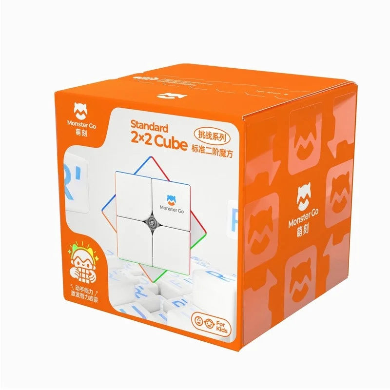 Cube 2x2 Stickerless Monster Go