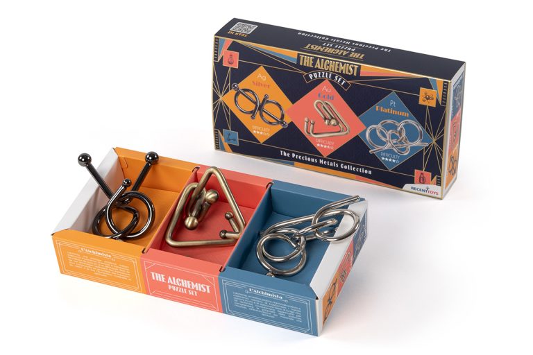Dos du jeu The Alchemist Puzzle Set