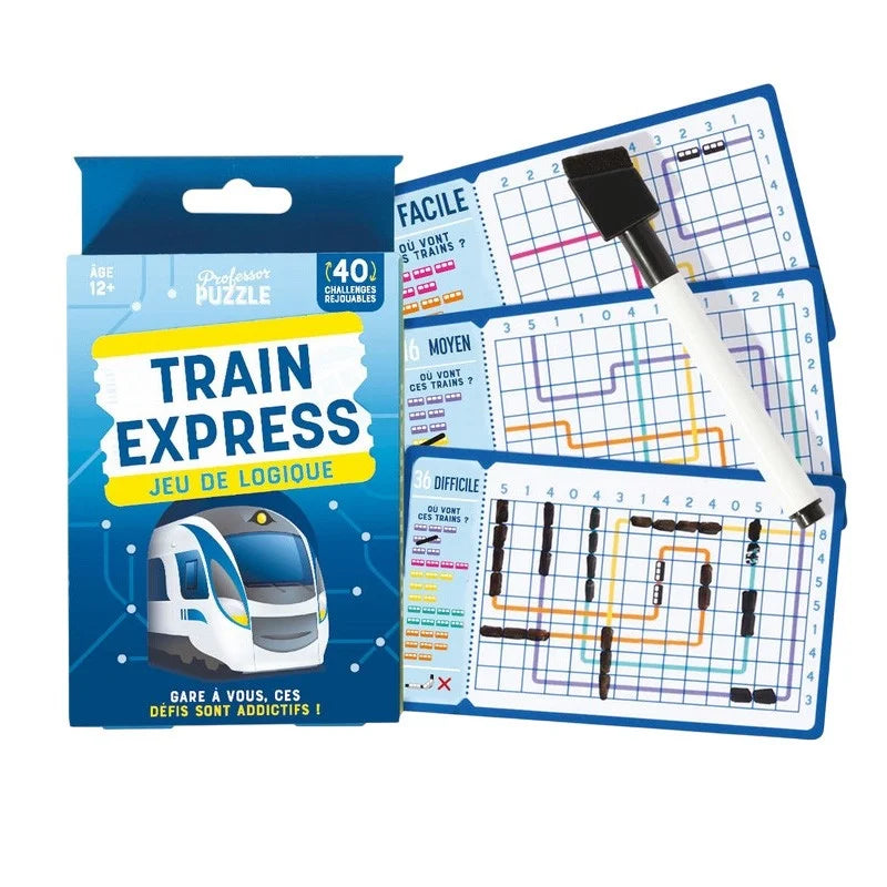 Couverture du jeu Train Express : Jeu de logique de Wilson jeux