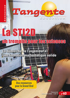 Numéro 63 Tangente éducation - La STI2D un tremplin pour les sciences