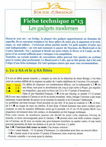 Fiche technique à l'unité