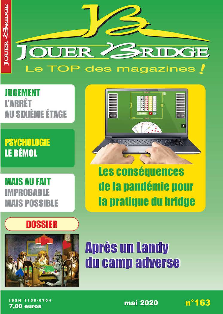 Couverture du magazine Numéro 163 Jouer Bridge - Après un Landy du camp adverse