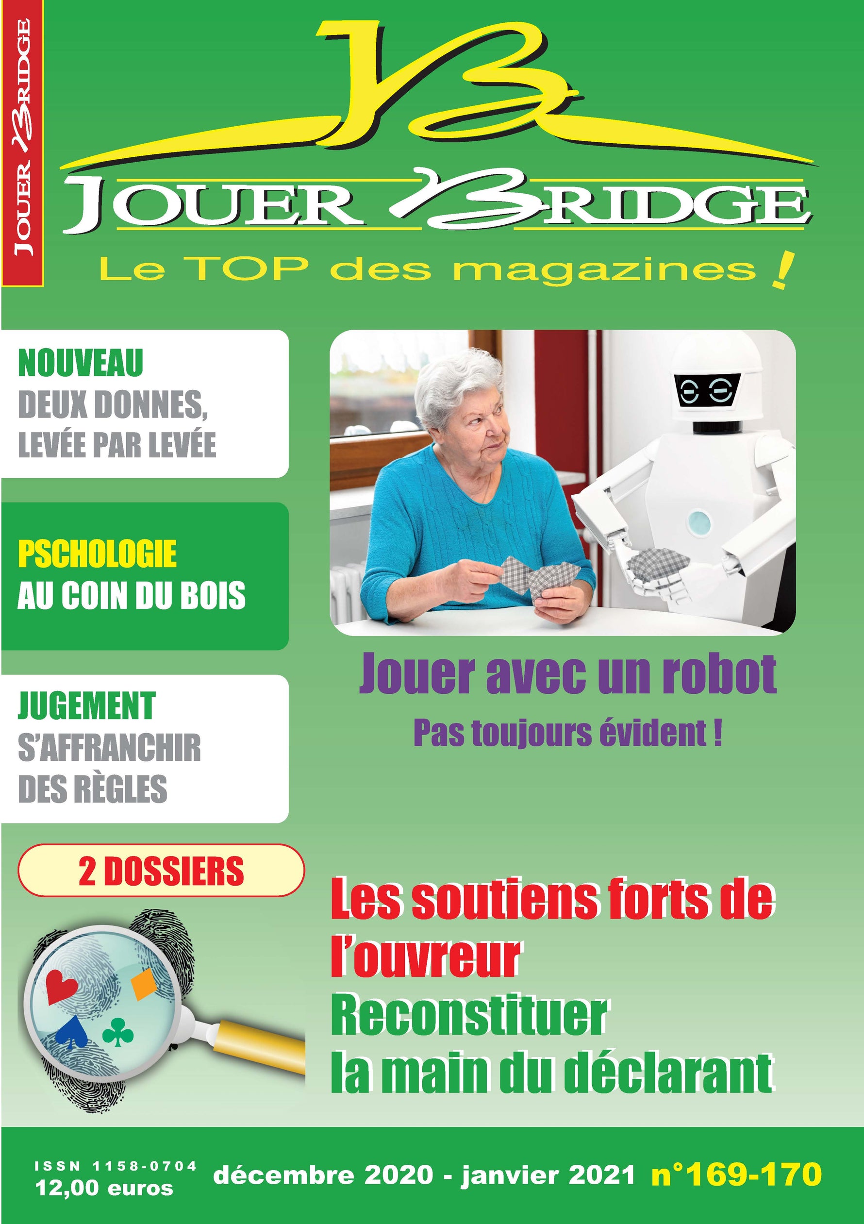 Couverture du magazine Numéro 169/170 Jouer Bridge -  Soutiens forts