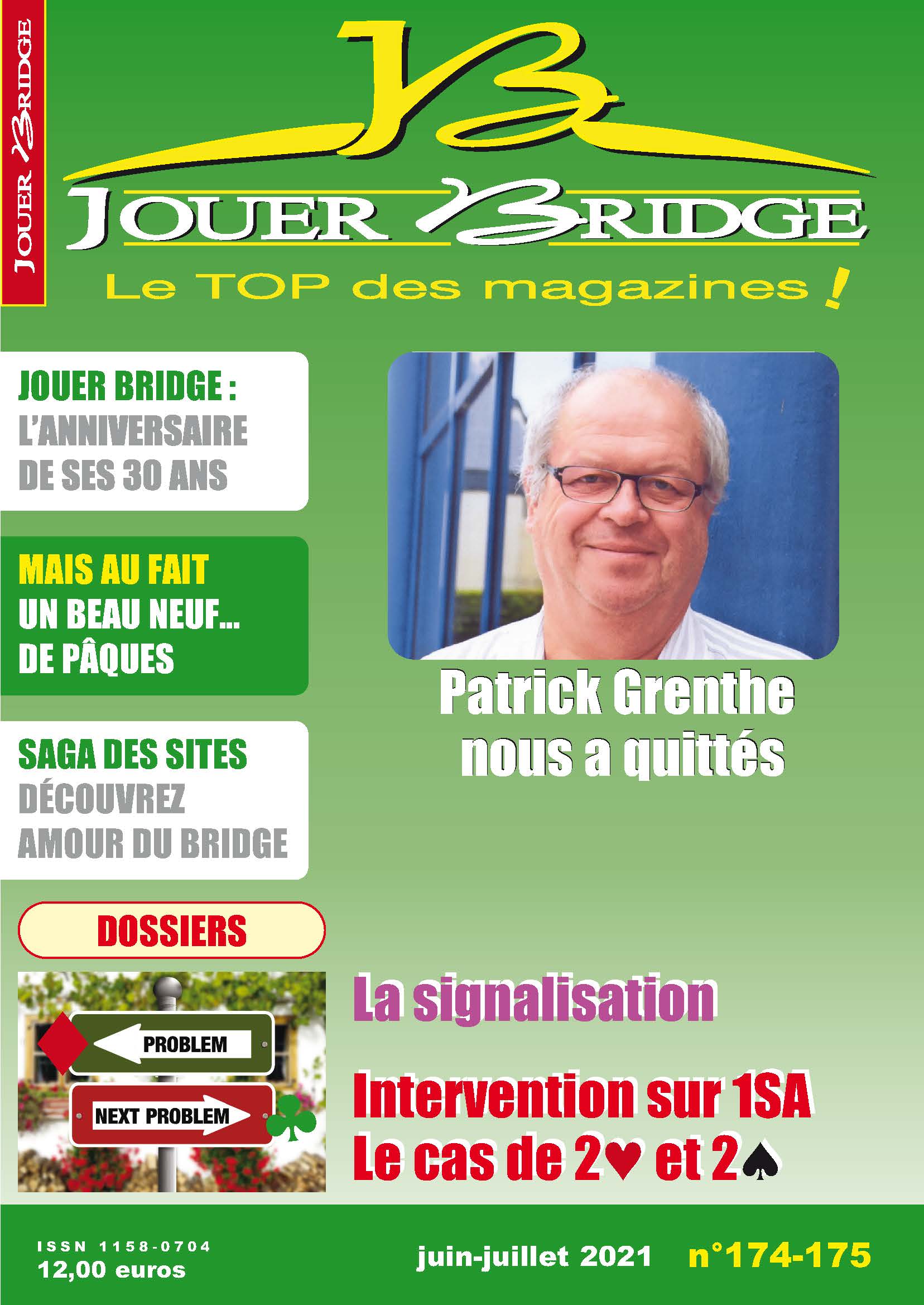 Couverture du magazine Numéro 174/175 Jouer Bridge -  Signalisation